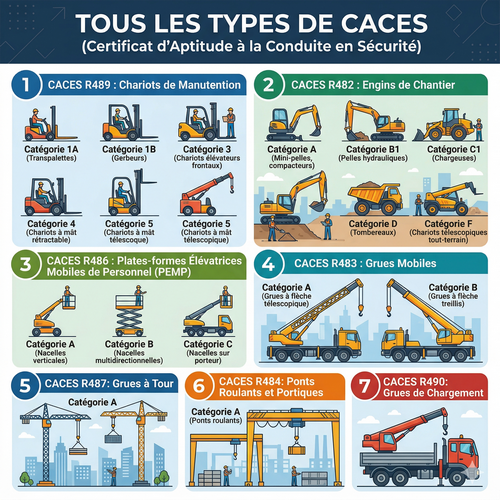 Types de CACES en France